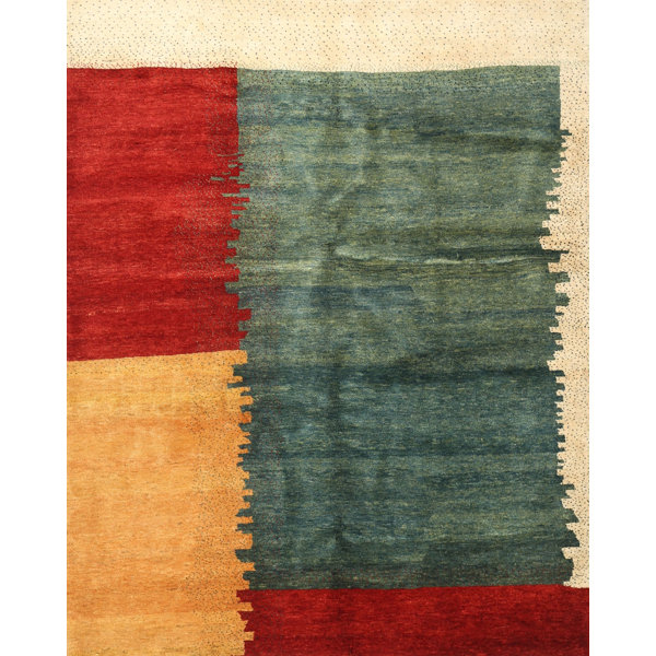 Orren Ellis Heyer HandTufted Wool Green Area Rug Wayfair